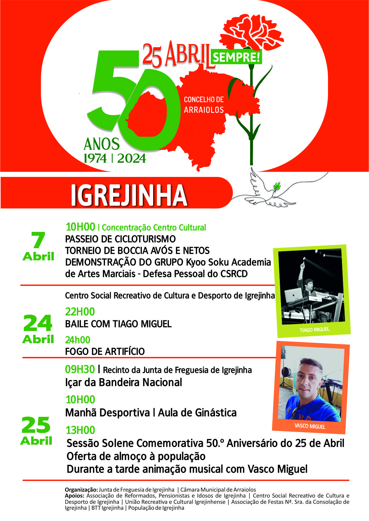 Imagem Comemorações dos 50 anos do 25 de Abril